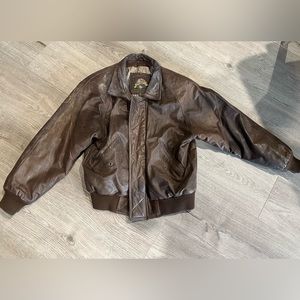Leather vintage jacket